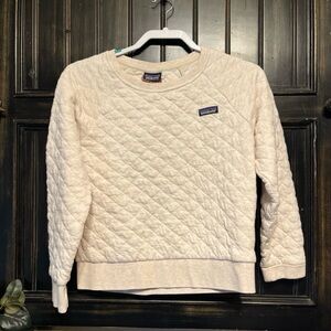 Patagonia Beige Quilted Pullover